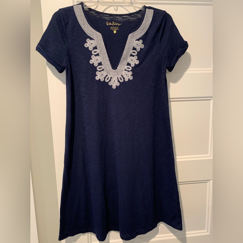 Lilly Pulitzer xs navy blue dress
